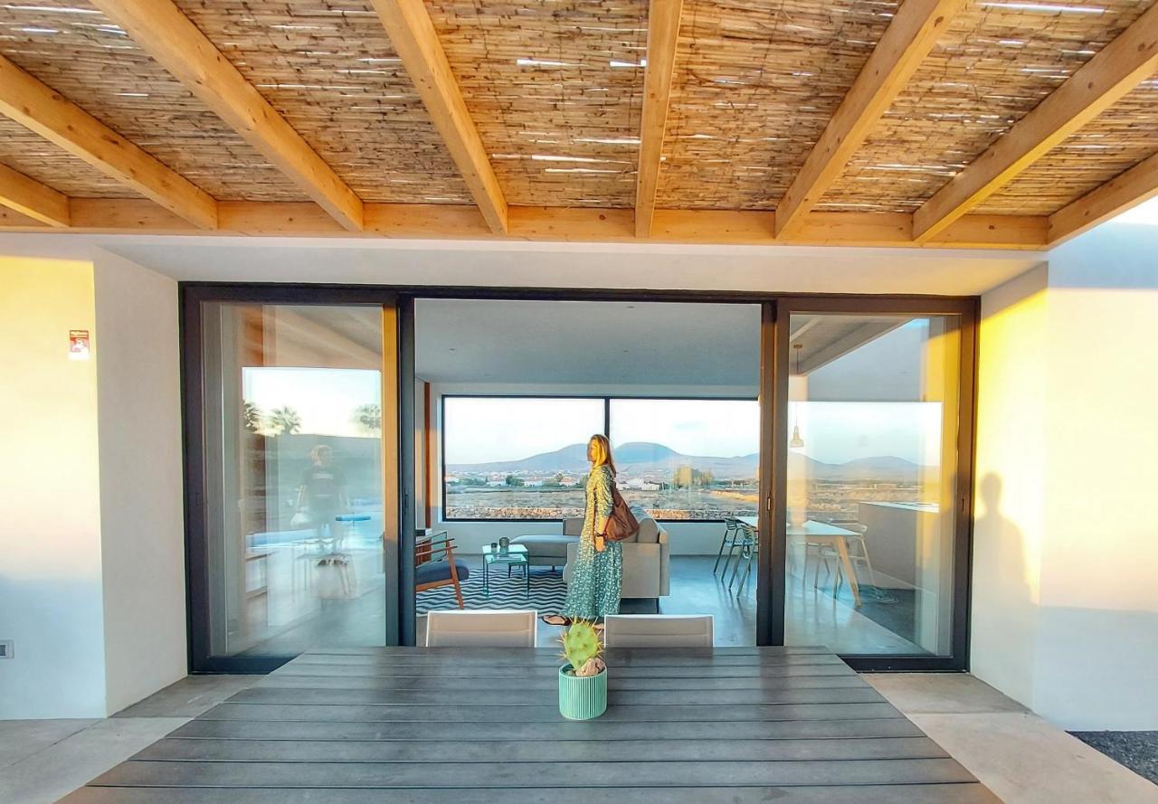Villa Tabaiba En Lajares Con Piscina Exteriör bild