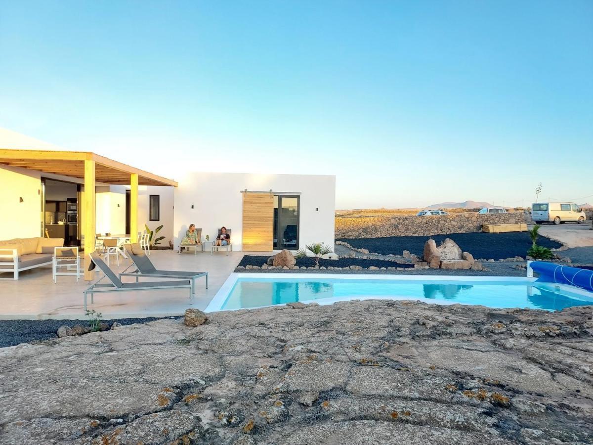 Villa Tabaiba En Lajares Con Piscina Exteriör bild