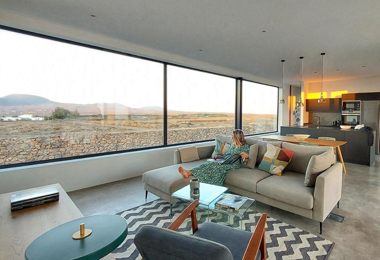 Villa Tabaiba En Lajares Con Piscina Exteriör bild