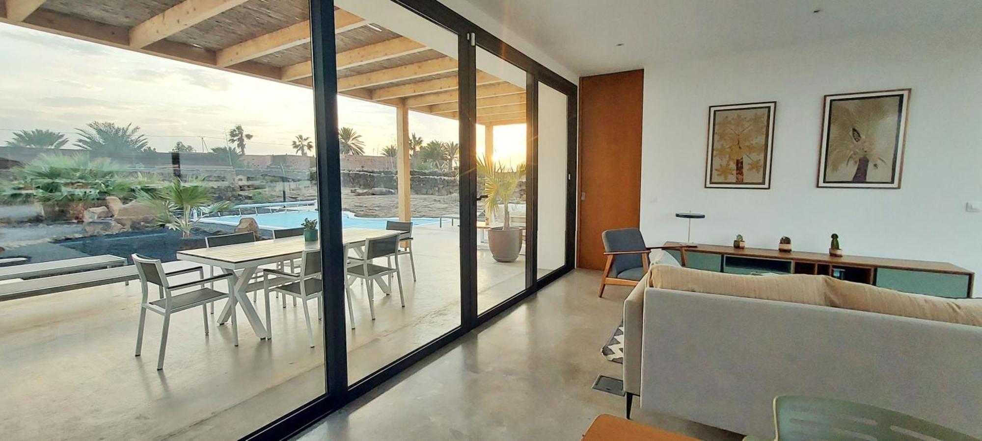 Villa Tabaiba En Lajares Con Piscina Exteriör bild